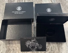 2022 American Liberty Silver Medal Box & COA US Mint (Box Only - NO Coin)