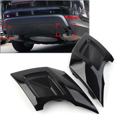 2 Pcs Black Car Tail Exhaust Cover Trim For Land Rover Discovery 5 2017-2021 New