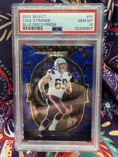 Cole Strange - #06/25 - PSA 10 - BLUE DSICO PRIZM - 2022 Panini Select - 91