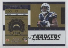 2011 Playoff Contenders Playoff Ticket /99 Vincent Brown #233
