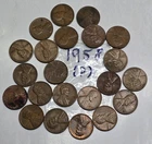 1958 Lincoln Wheat Copper Cent Penny P Philadelphia/No Mint 2.4 Oz Bulk Lot