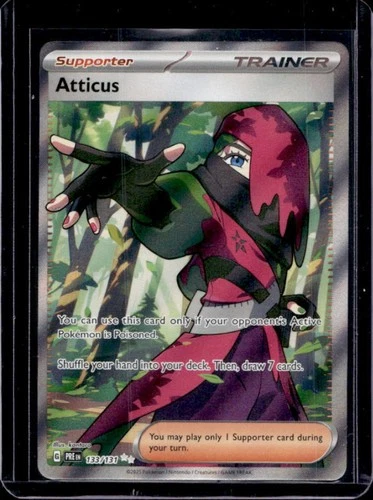 2025 Pokemon Prismatic Evolutions Atticus #133/131