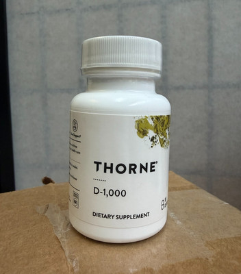 Thorne D-1,000 90 Capsules Exp 1/28