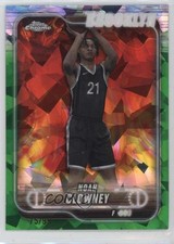 2024-25 Topps Chrome Sapphire Edition Green 75/99 Noah Clowney #118 0jn9