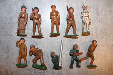 LOT OF 10 BARCLAY / MANOIL LEAD ARMY SOLDIERS