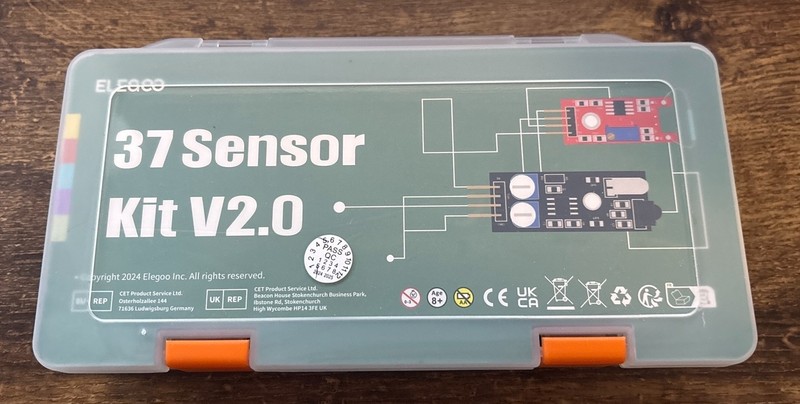 ELEGOO 37-in-1 Sensor Kit V2.0 for Arduino R3/MEGA2560