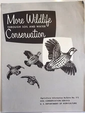 Wildlife Conservation Bulletin No 175 U S Dept of Agriculture 14 Pages 1958