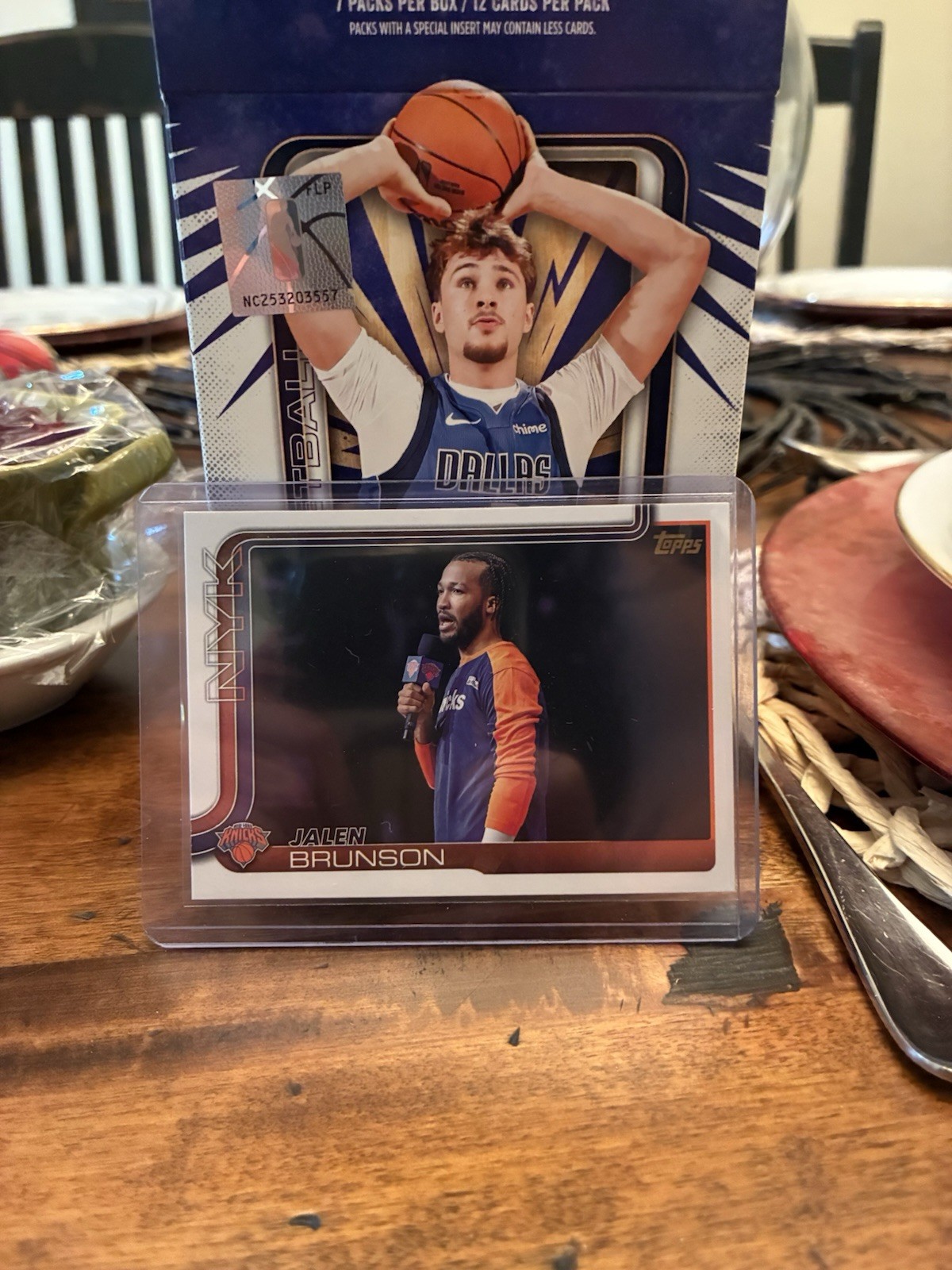 Jalen Brunson Golden Mirror SSP Image Variation 2025-26 Topps #14 Knicks
