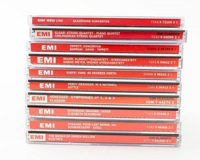 10 EMI Classics CDs Classical Strauss Tippett Reger Honegger Schumann Brahms