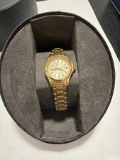 Citizen Ladies EW0372-87P Eco-Drive Gold Tone Date Display Bracelet Watch