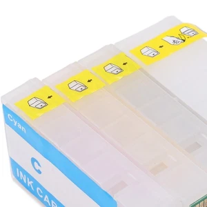 4Pcs Ink Cartridge Refill Replacement For 1100 1200 1300 1400 1500 1600 190 OH