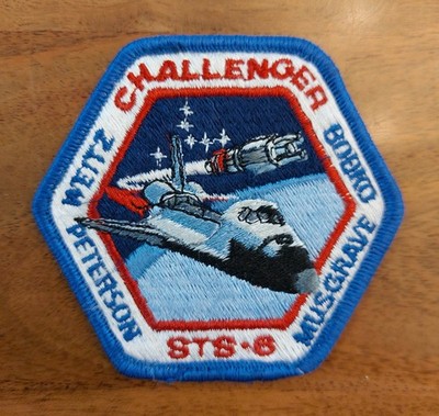U.S. NASA, Patch, Space Shuttle Mission STS-6 Challenger OV-99 STS-6
