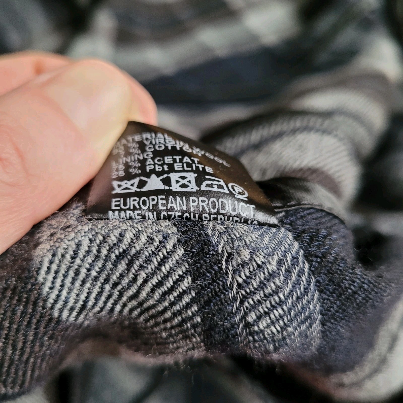 Elemente Clemente Wool Blend Blazer Jacket Check … - image 18