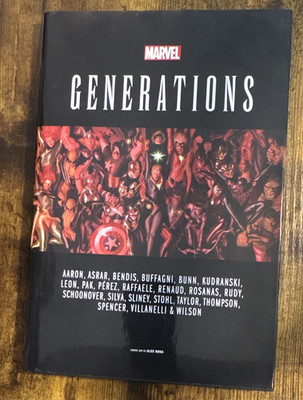 Marvel Generations HC Graphic Novel Alex Ross Cover 1st Printing Jason Aaron