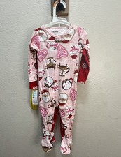 Carter's Just One You Toddler Girls' Christmas 2 Piece Pajama Size 12 M NWT