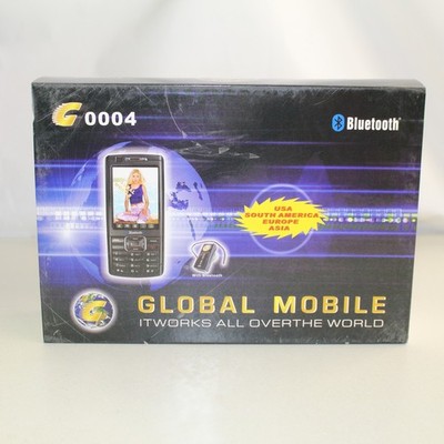 Unlocked Smartphone Global Mobile G0004 Unlocked GSM Worldwide In Box Complete