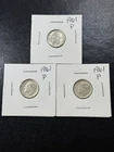 (3 Coins) 1961 P Silver Roosevelt Dimes