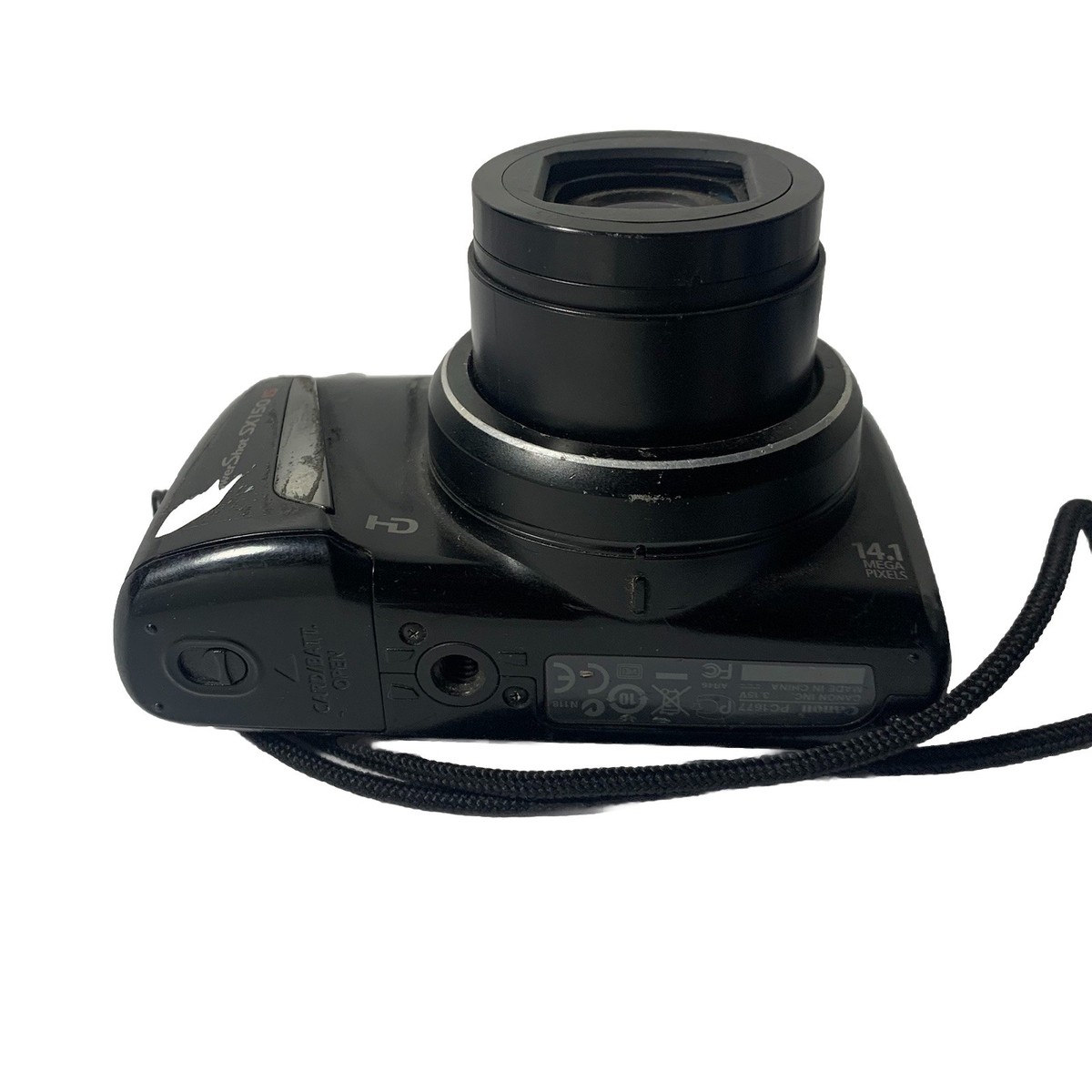 CANON POWERSHOT SX150 IS 14.1 MP DIGITAL CAMERA - LENS NOT