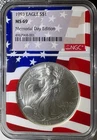 1993 $1 American Silver Eagle NGC MS69 Memorial Day Edition (001)