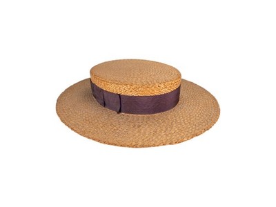 harrow straw hat イギリス ハロウ校指定　ボーターハット 四菱織 Antique Harrow School Straw Hat Boater E.A. Burns 1920s-1930s