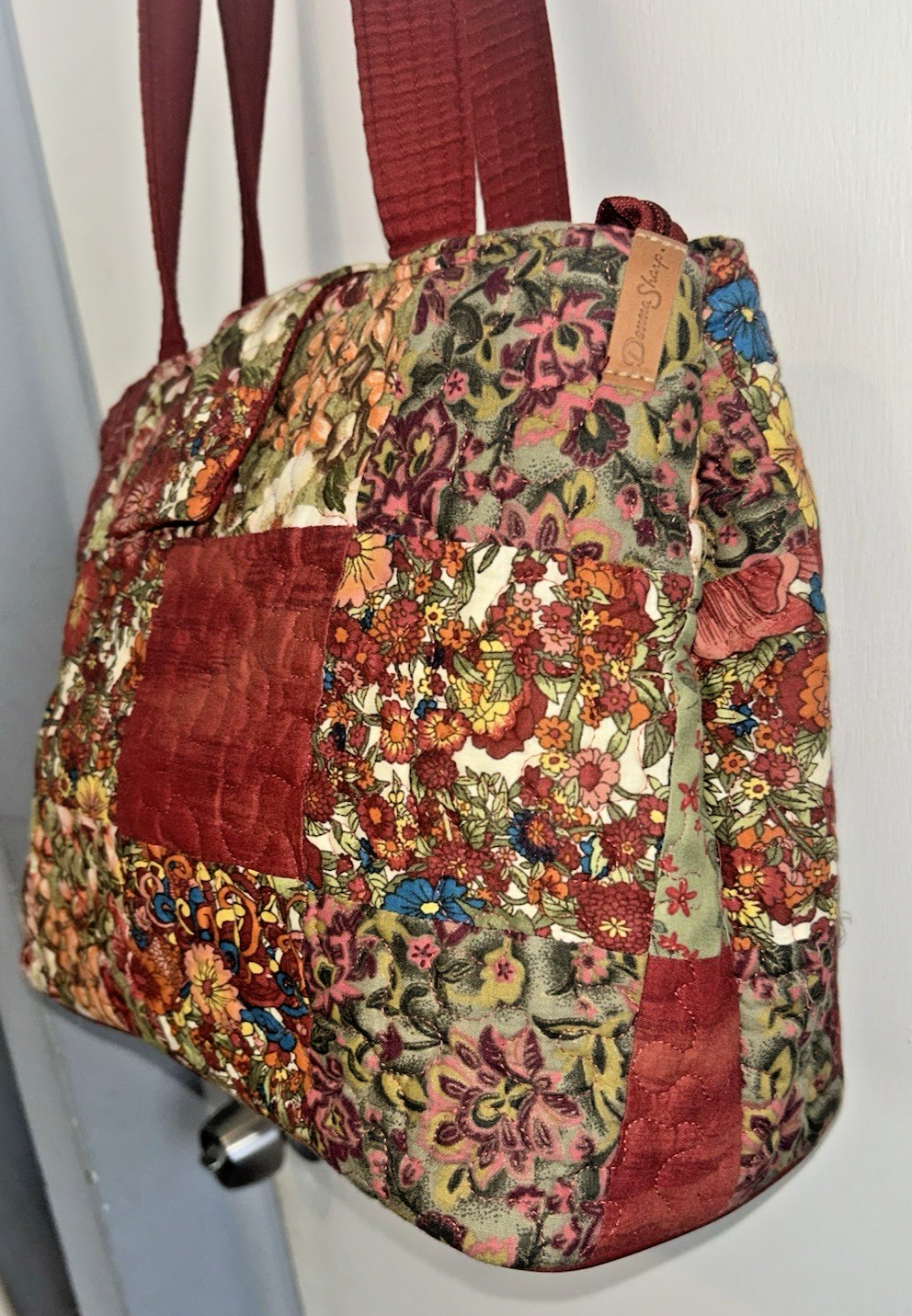 Donna Sharp Quilted Cottagecore Patchwork Colorbl… - image 3