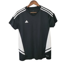 Adidas Aeroready Condivo22 Jersey Girls Size L (16-18) Black & White Soccer
