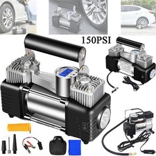 Heavy Duty Portable Air Compressor Car Tire Inflator Electric Pump Auto 12v