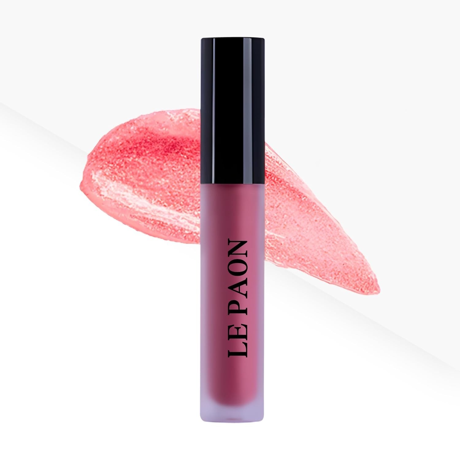 LePaon Cosmetics Pout Cloud Pink Shimmer Lip gloss - Long-wear, Transfer-Proof