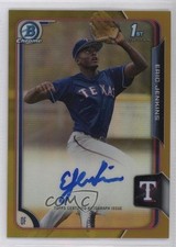 2015 Bowman Draft Chrome Pick Gold Refractor 30/50 Eric Jenkins #BCA-EJ Auto 3zh