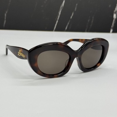 NEW LOEWE LW40153F 52E WOMEN SUNGLASSES HAVANA  LOEWE EYEWEAR