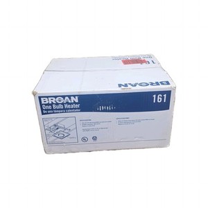 Broan 161 One Bulb Heater - Model 161 Type One Bulb Heater MPN 161