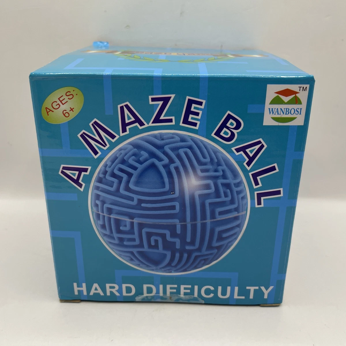 Cubo Laberinto 3D Grande – Rompecabezas De Bolas Giroscópico Para Entrenar La Concentración Y La Lógica, Juguete Educativo De Habilidad Mental