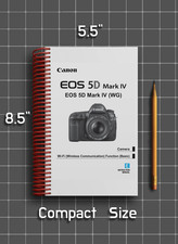 Canon EOS 5D Mark IV WG   INSTRUCTION MANUAL   661 Pages   Half Size 5.5x8.5