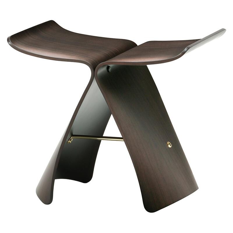 Tendo S-0521 RW-ST Chair Sori Yanagi design Butterfly Stool