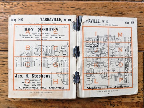 Vintage 1952 Collins Street Directory, Melbourne & Suburbs Hand Hardcover Book. - Picture 8 of 9