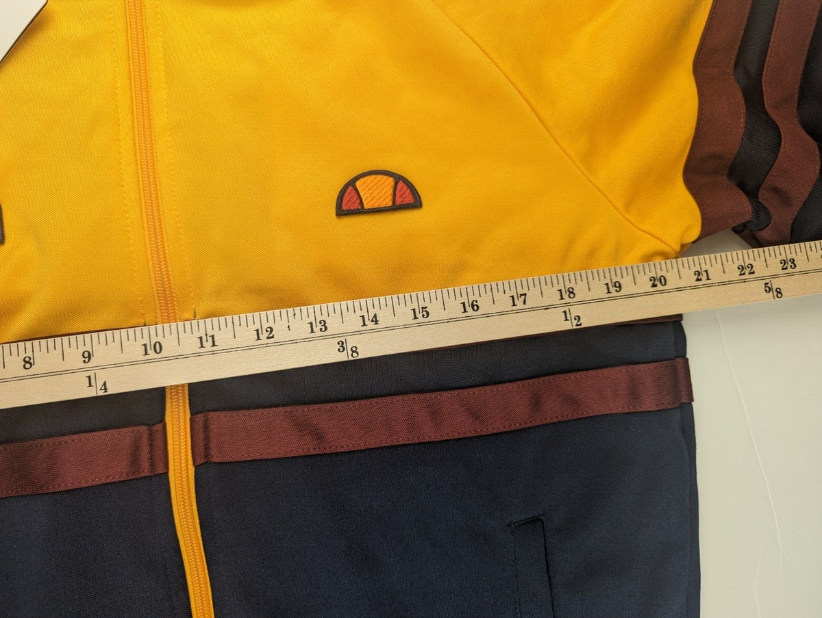 ellesse rimini track top yellow