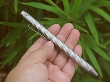 Penna a sfera tascabile EDC ottone titanio firma ufficio cancelleria scrittura penna