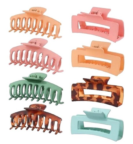 NWT ⚜️?⚜️ Piper K Gorgeous Back to School Hair Claw Clips set of 4 NWT Piper K Set of 4 Colored Pencil Hair Claw Clips Back To  main image 2