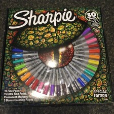Sharpie Permanent Marker Special Edition 15 Fine  15 Ultra-fine NEW
