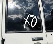 XO Love Vinyl Sticker Car Truck Window Laptop Wall Art Decal 5.9"