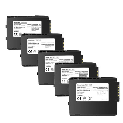 5PACK New Genuine BT-000318-01 Battery for Zebra TC77 TC55 TC70 TC72 TC75 US