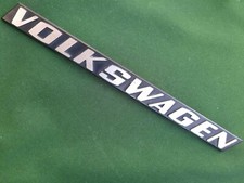 Emblem Aluminium VW Volkswagen 321 853 685 C Typenschild kursiv Badge selten !!!