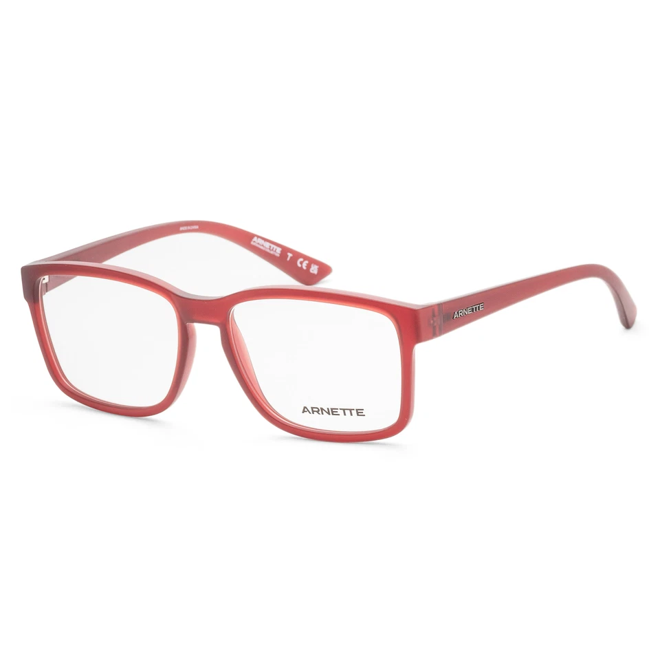 Óptica masculina Arnette 55 mm vermelha fosca AN7177-2495-55