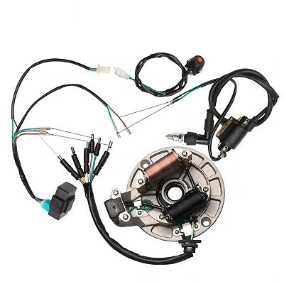50-125cc Kick Start Wire Harness Wiring CDI Magneto Coil Set ATV Dirt Pit Bike