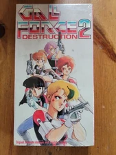 Gail Force 2: Destruction VHS ANIME Subtitled (1997) RARE NEW SEALED