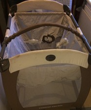 graco contour electra travel cot block party