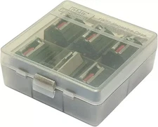 MTM TMC1022 Tactical Magazine Case 10/22 Rotary Magazine Case, Stackable, Clear