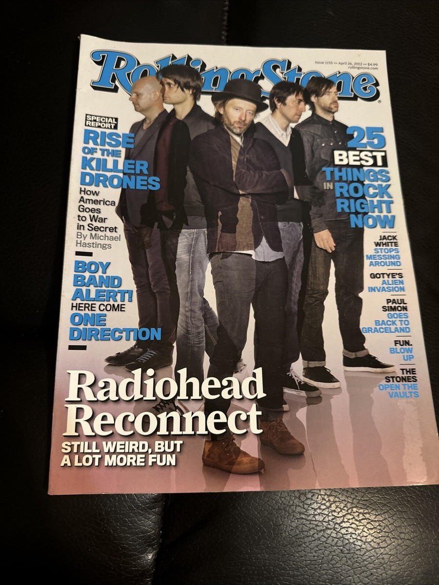Rolling Stone Magazine April 26 2012 Radiohead Killer Drone Paul