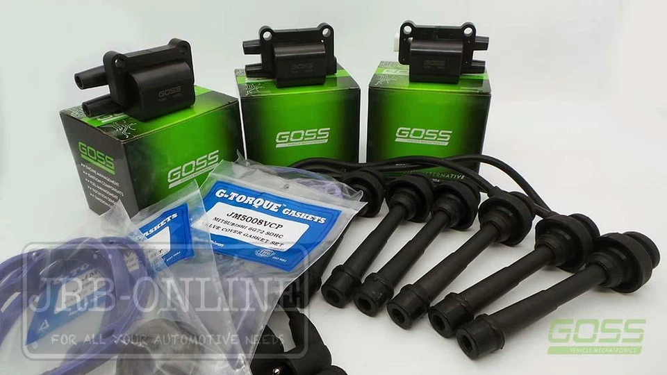 Mitsubishi PAJERO NL-NM-NP 6G74 3.5L V6 06/97~04 ROCKER COVERS COILS & LEADS KIT - image 2 of 4