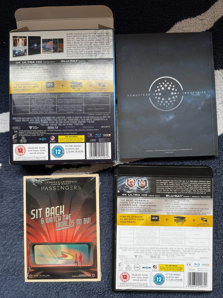 Passengers - Limited Edition Box Set 4K Ultra HD + Blu-ray + Script + Art-Cards - Image 3 of 4